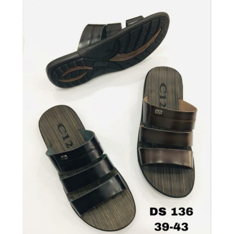 SANDAL KULIT PRIA C12 DS 136 39-43