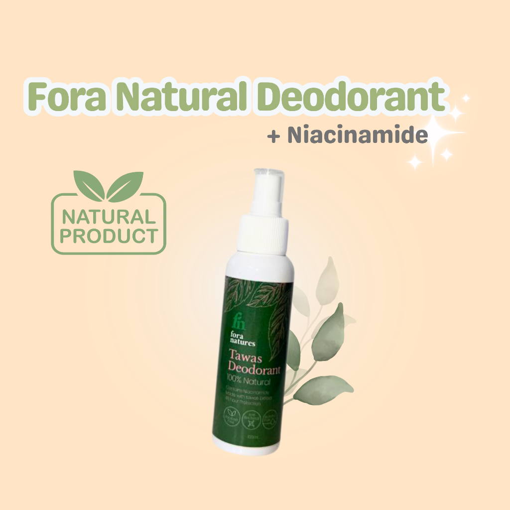 Fora Natures Deodorant Tawas Pemutih Ketiak 100ml