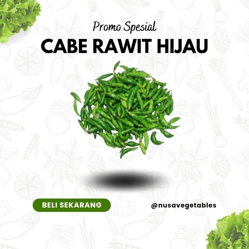 

NUSA VEGETABLE - Cabe Rawit Hijau