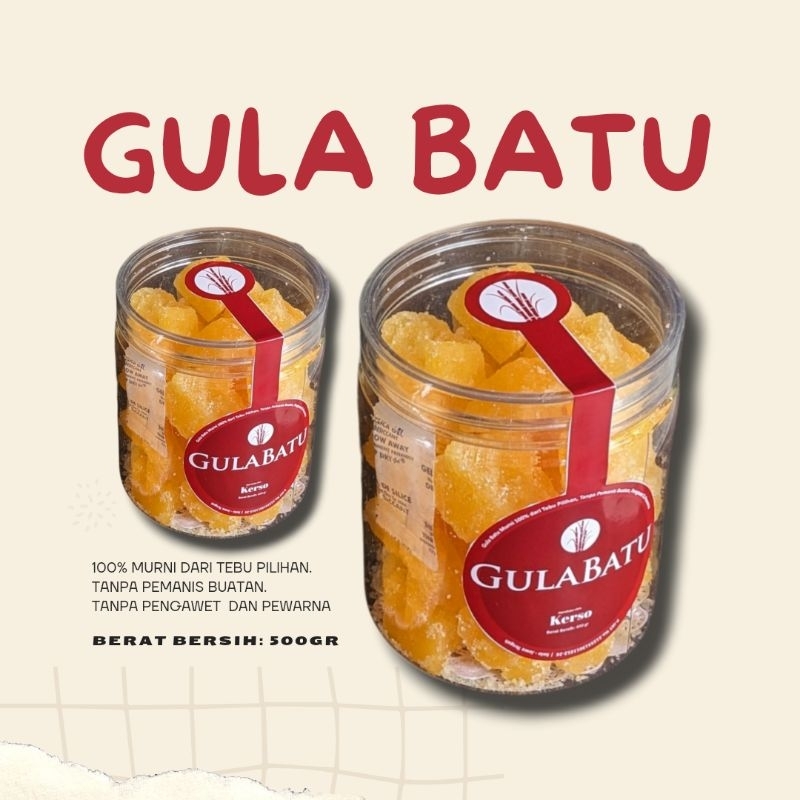 

1,5KG GULA BATU KUNING KERSO 100% ASLI TANPA PEMANIS BUATAN DAN PENGAWET