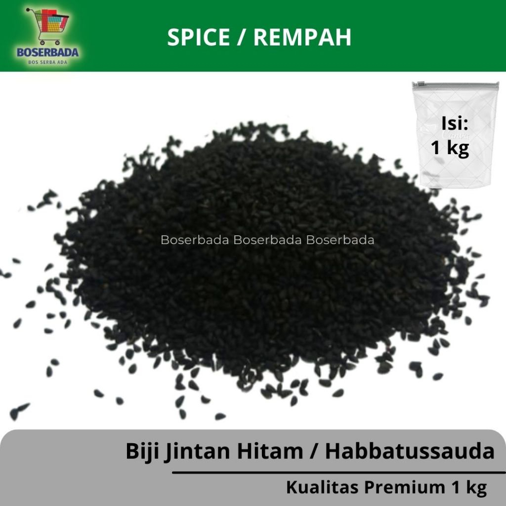 

1KG Biji Jintan Hitam / Habbatussauda I Premium