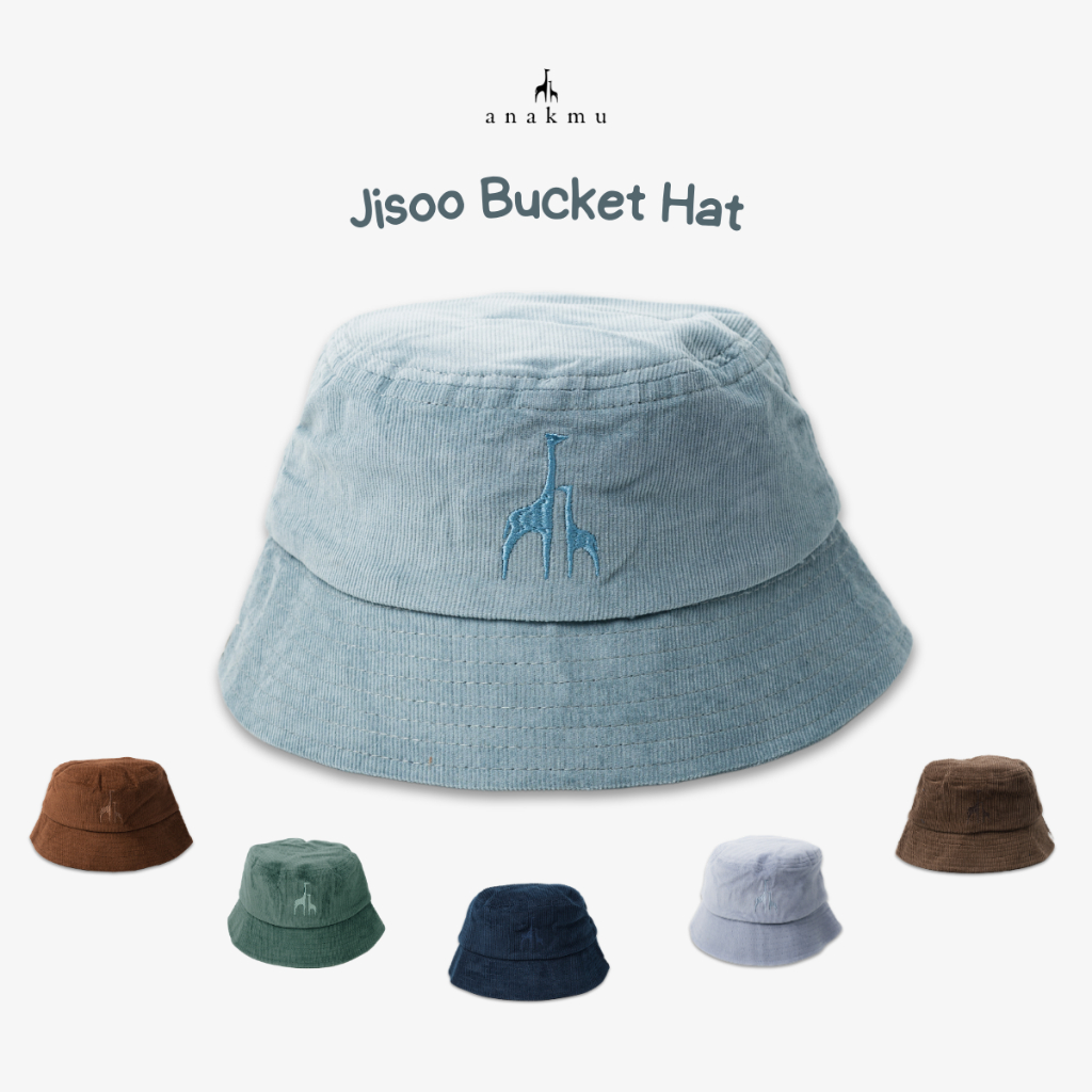 Anakmu - Jisoo Topi Bucket Hat Anak Katun Corduroy Premium
