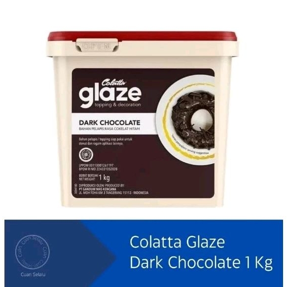 

Colatta Glaze Dark Chocolate 1 Kg (ISI 3)