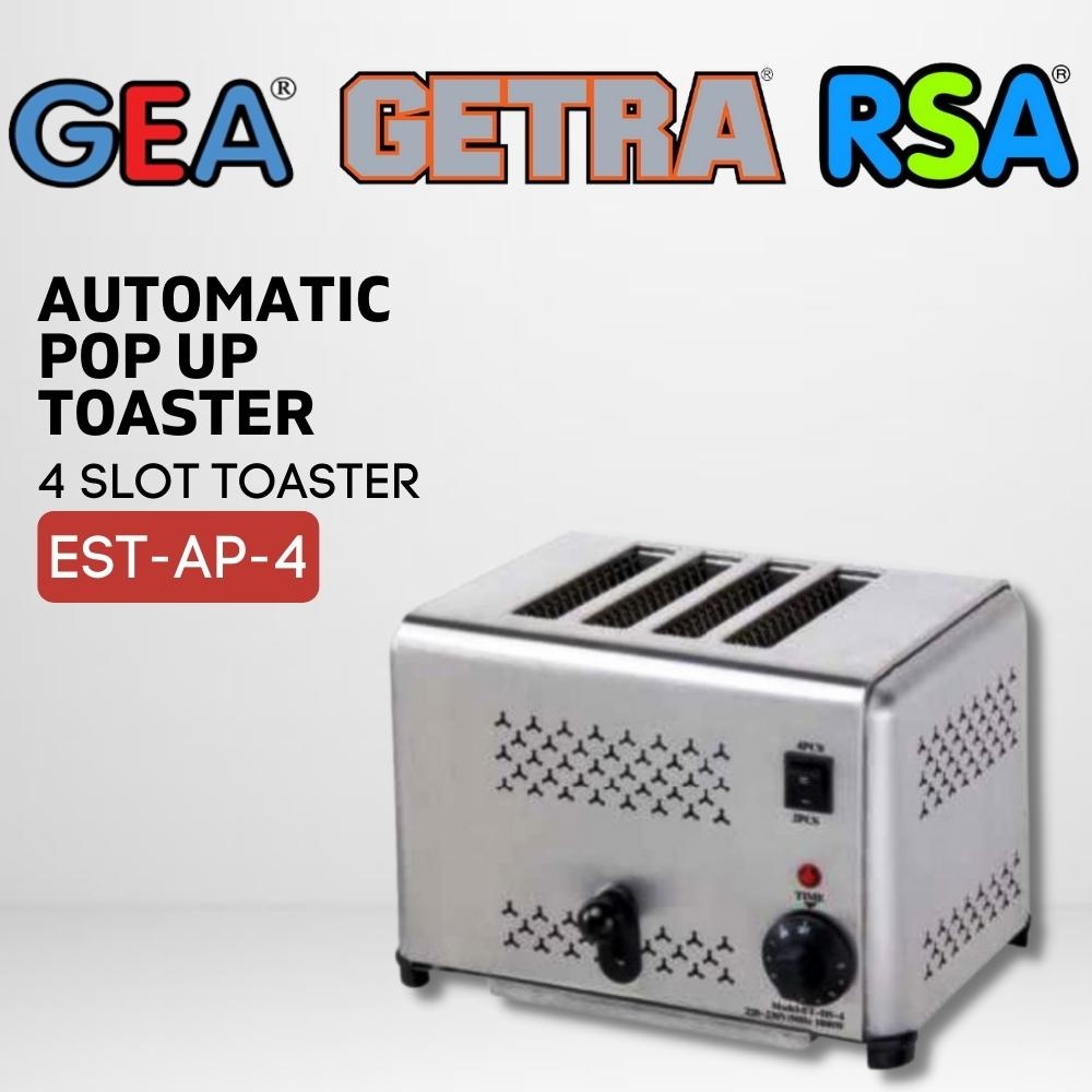 GETRA EST-AP-4 POPUP SLOT TOASTER (PEMANGGANG ROTI 4 SLOT)