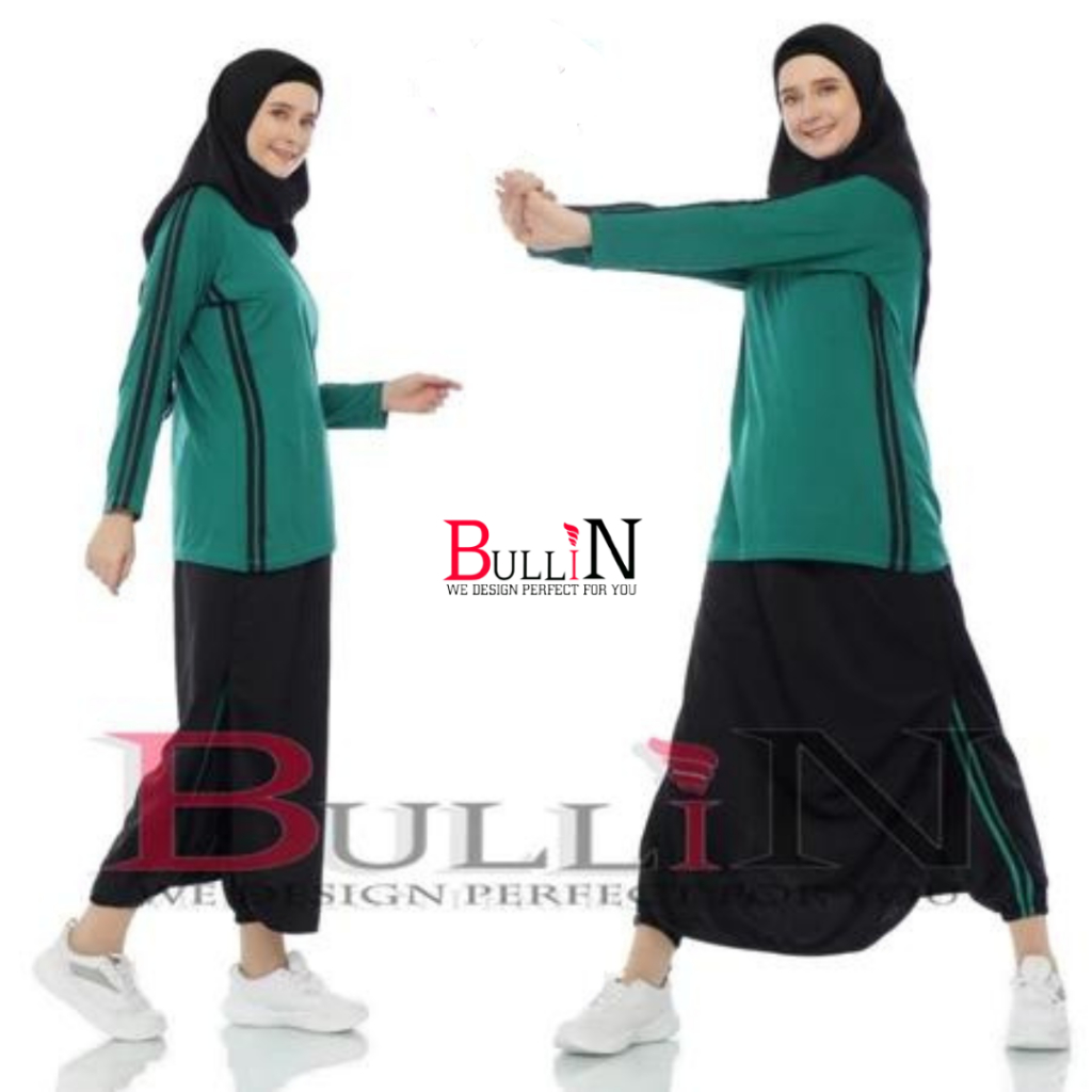 Setelan Senam Yumna Syar"i Standar | Set Rok Celana Training