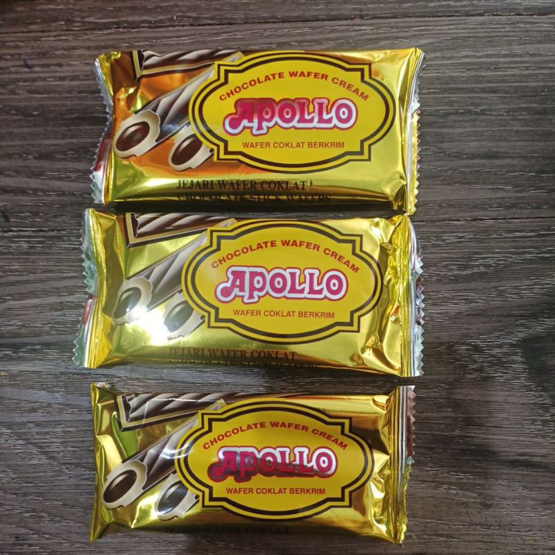 

Apollo Stick Wafer Coklat 1pcs Biskuit Krim Malaysia