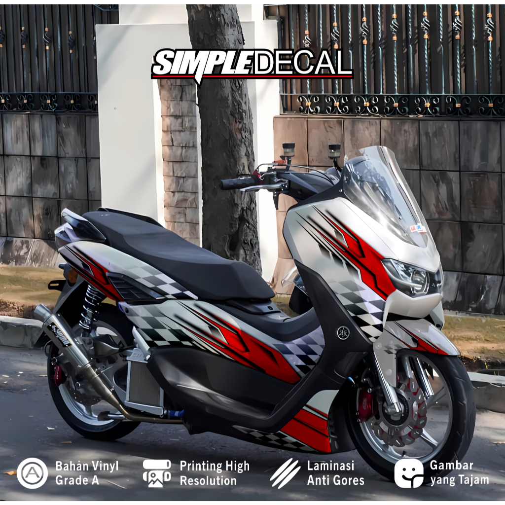 decal stiker decal nmax new 155 new motif airbrush stiker decal nmax terbaru