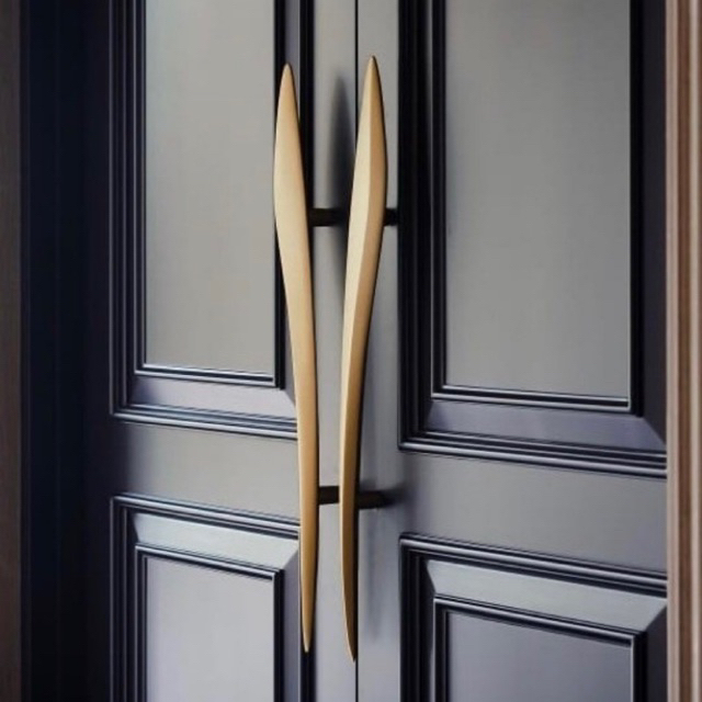 Handle pintu rumah / Gagang pintu rumah kuningan motif Pedang 60cm