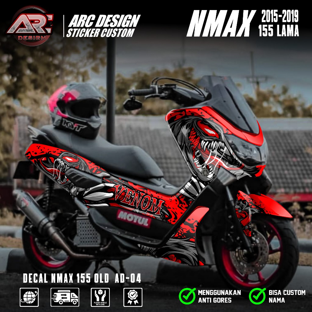 (PROMO COD) TERBARU Decal Sticker Yamaha Nmax 155 Old Full body - Stiker Skotlet Variasi Modifikasi 