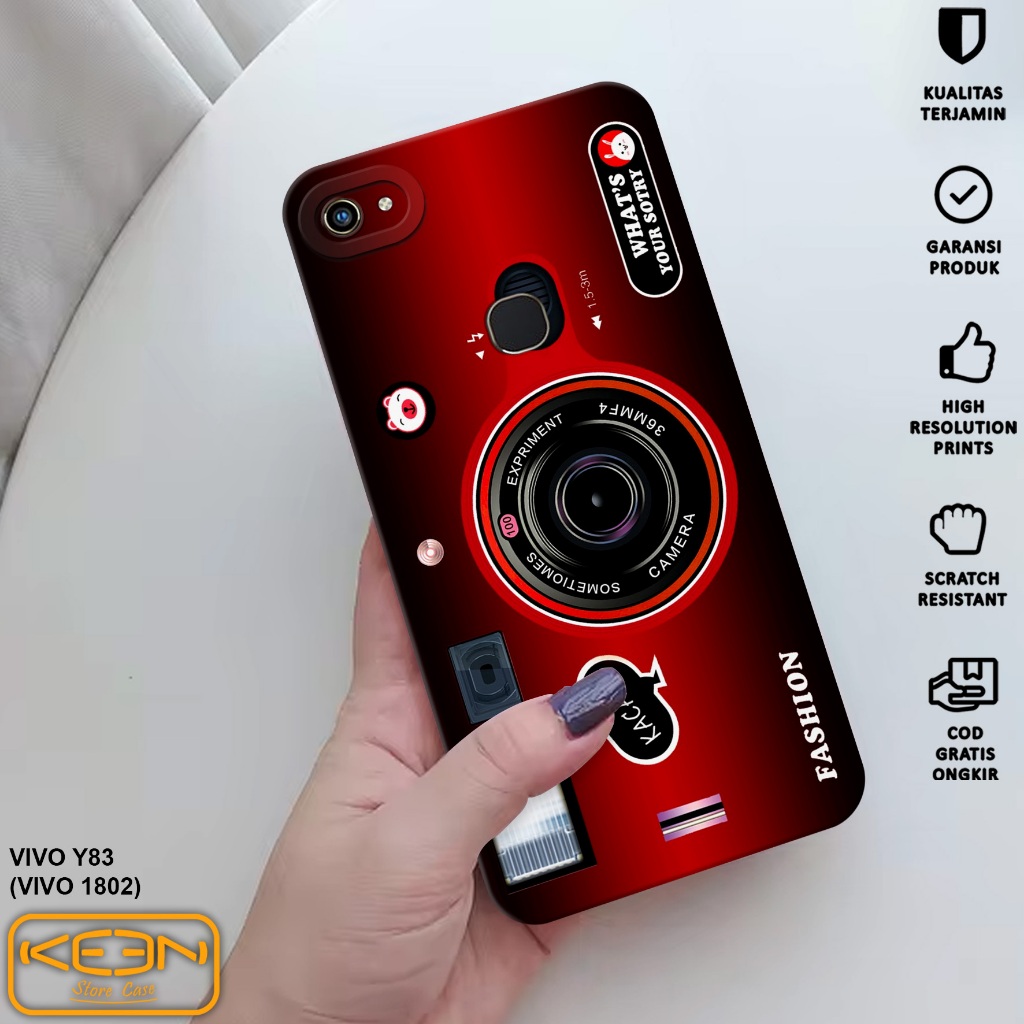 Case Hp Vivo Y83 - Casing Hp Vivo Y83 Motif Camera - Case Procamera - Softcase Hp Vivo Y83 - Silikon