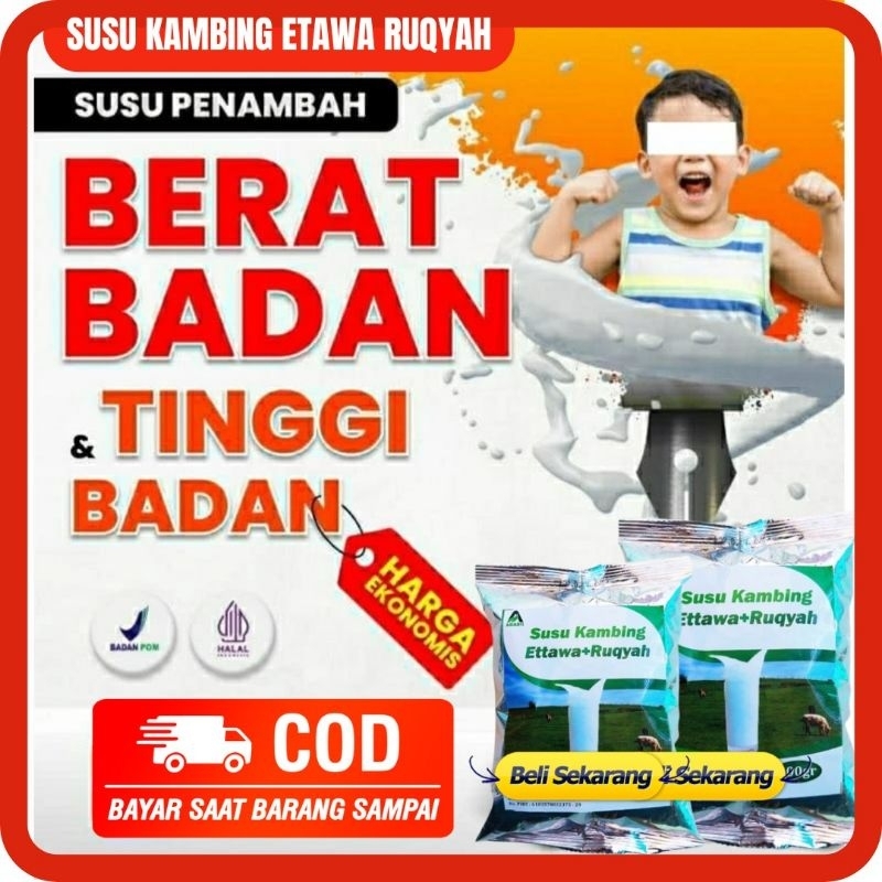 

SUSU KAMBING ETAWA RUQYAH 200 GR - SUSU KAMBING ETTAWA RUQYAH SUSU ETAWA ATASI NYERI SENDI ASAM URAT DAN KESEHATAN TULANG