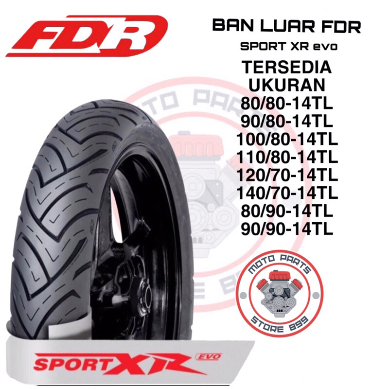 BAN LUAR FDR SPORT XR evo TUBELESS RING 14