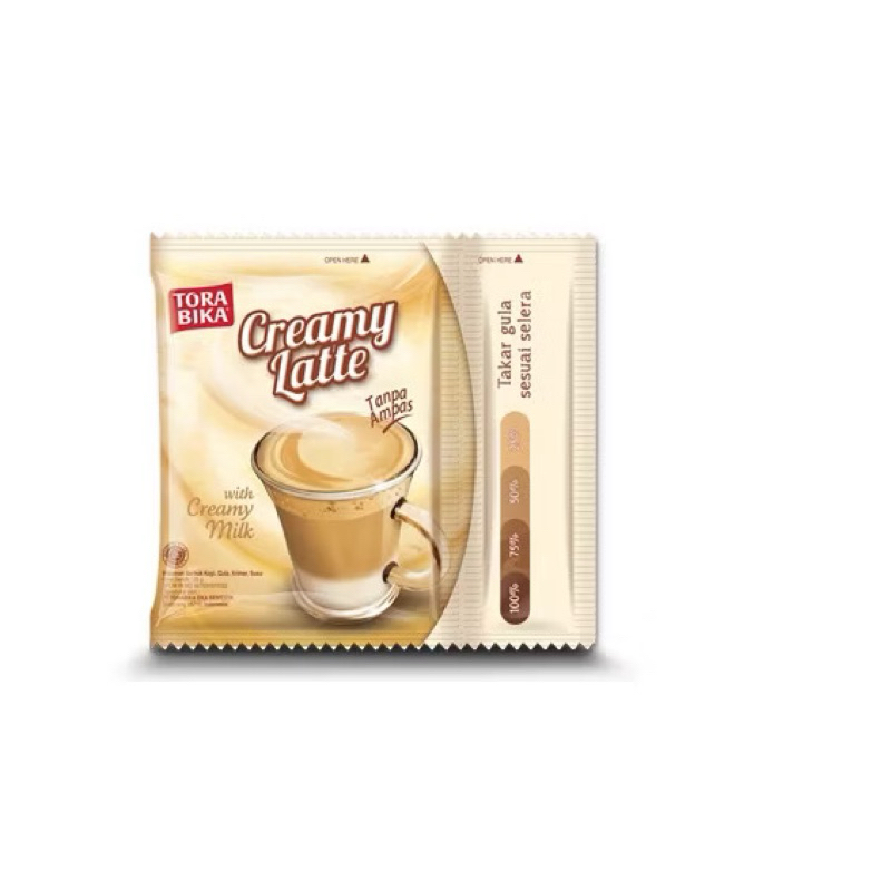 

Tora Bika Creamy Latte Renceng Isi 10
