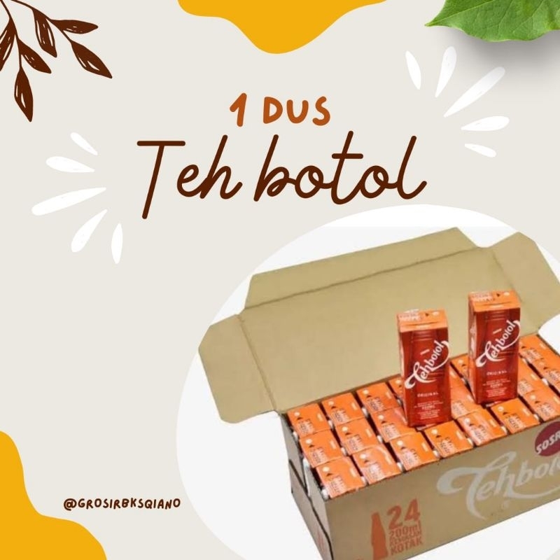 

[TERMURAH]GROSIR TEH BOTOL SOSRO 1 DUS