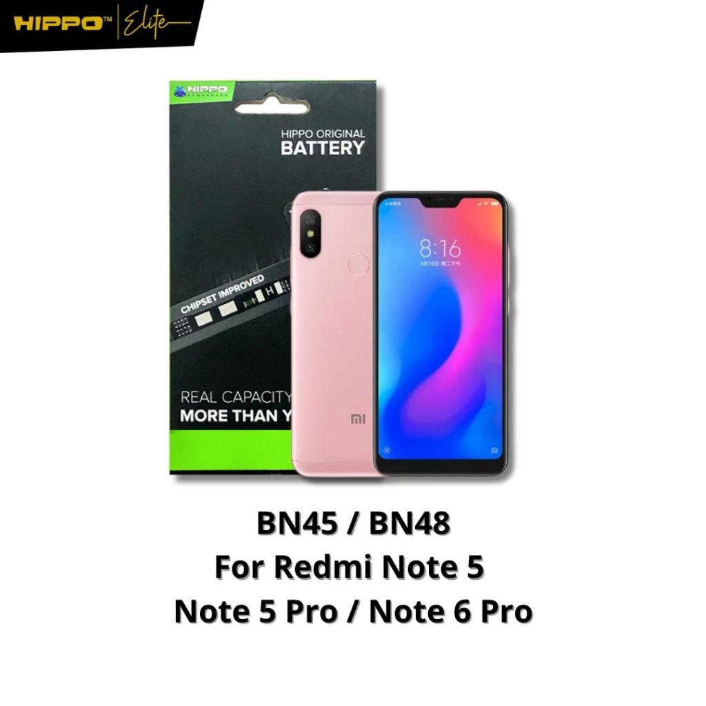 Hippo Baterai Xiaomi Redmi Note 5 | Redmi Note 5 Pro BN45 | Redmi Note 6 | Redmi Note 6 Pro BN48 400