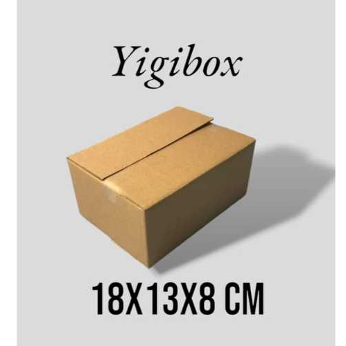 

Kardus Karton Box Ukuran 18x13x8 CM.... ST Single Wall Polos Untuk Packing Souvenir dll