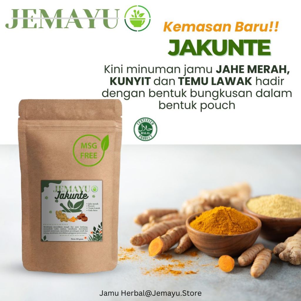 

Jahe Merah Kunyit Temulawak Bubuk Murni Gula Aren Bubuk 250 Gram