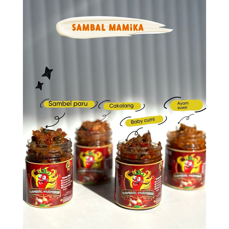 

Sambal mamika - sambal ayam suwir 100ml