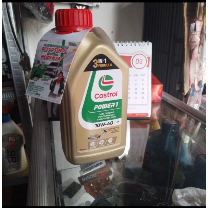 oli motor bebek castrol power 1 10w40 800 ml asli