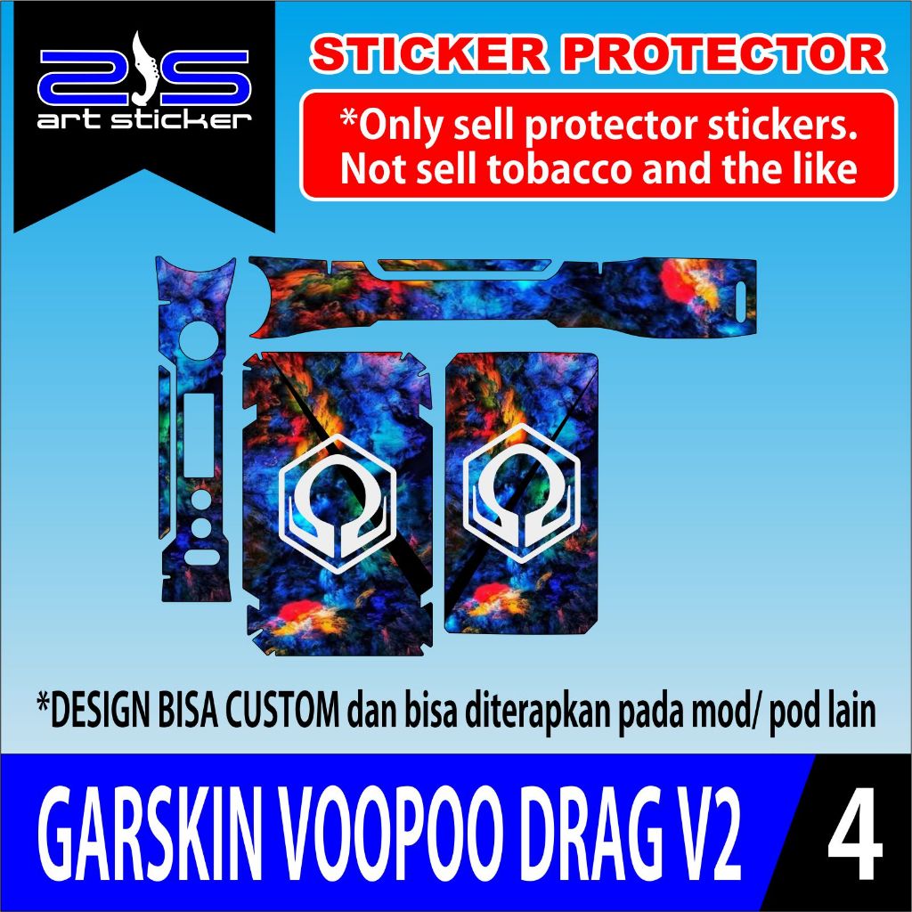 

StikerDragV2 Blue Heks UV Varnish Printing