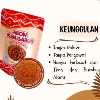 

Abon Ikan Haruan(Gabus) "Sekumpul Ekstra" Netto : 50gr