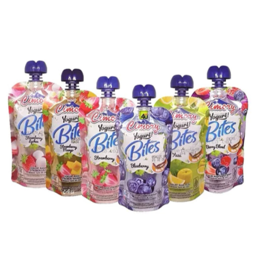 

CIMORY Yogurt Bites With Nata De Coco Pouch Varian Rasa 120gr x 24 pcs (1 karton)