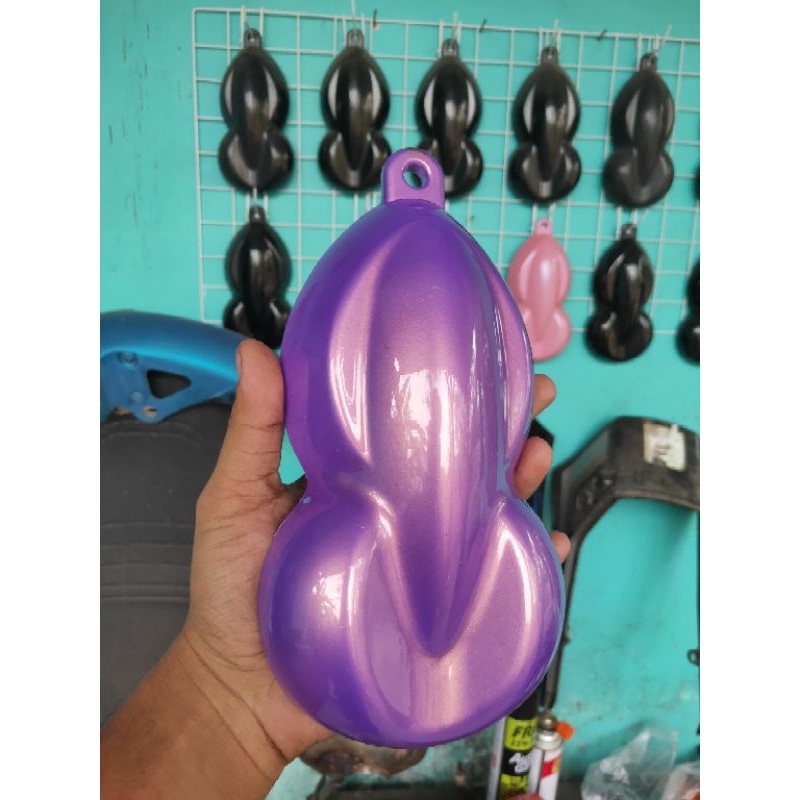 Cat PU GOLDEN VIOLA | cat ungu dengan partikel metalik gold