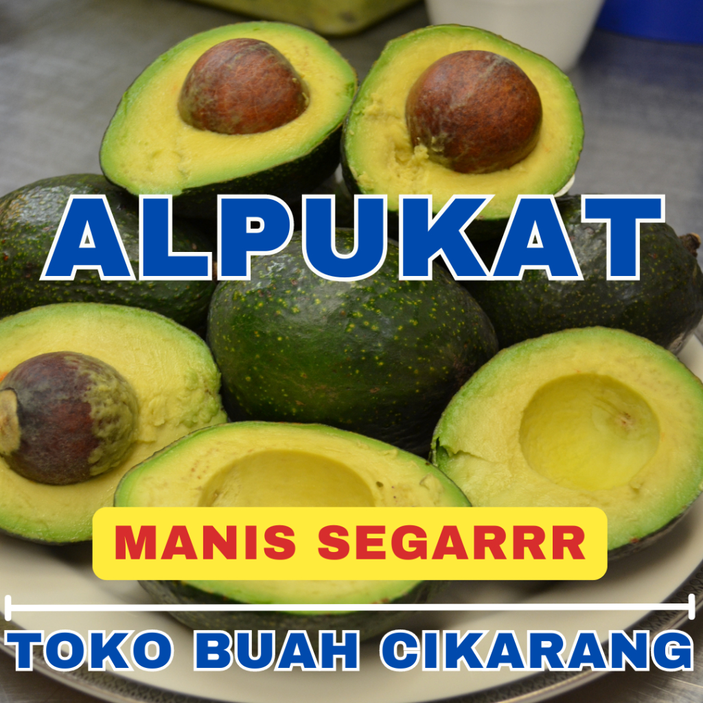 

(BISA COD) PROMOO BUAH ALPUKAT 1 KG KILO TOKO BUAH CIKARANG