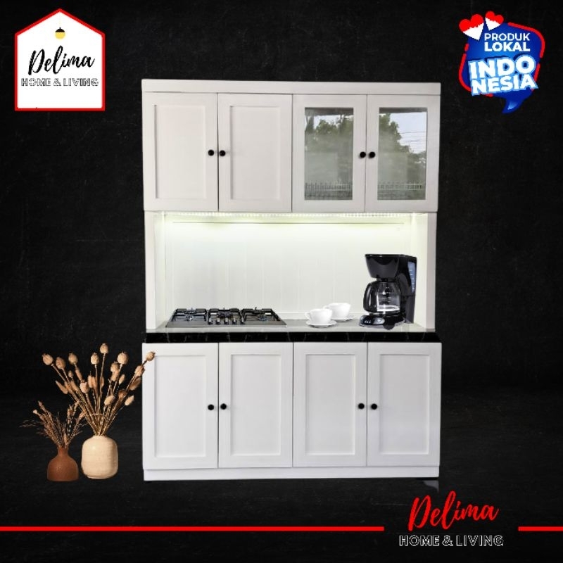 Lemari sayur 4pintu /lemari dapur/duco /kitchen set