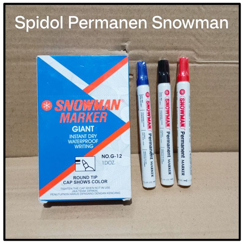 

1 Pcs Spidol Permanen Snowman