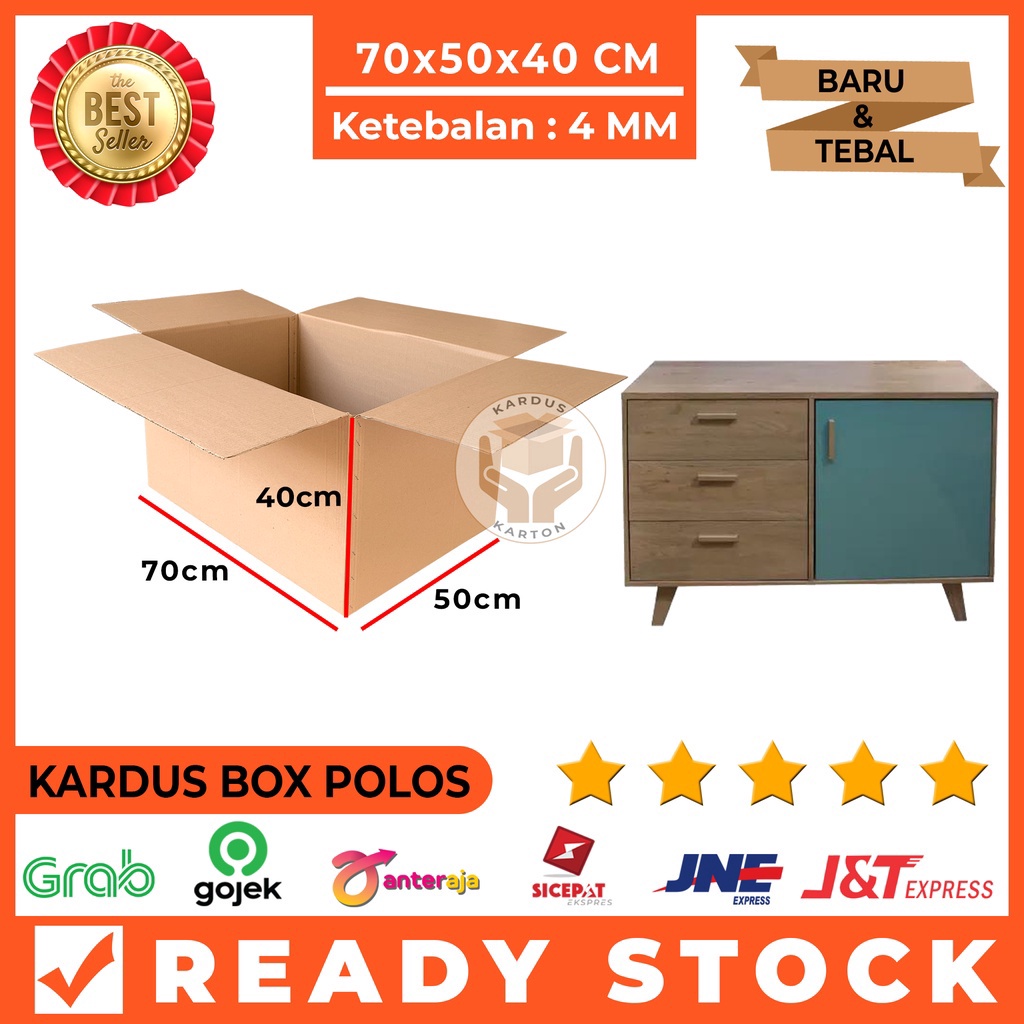 

Kardus Polos Karton Box Packing 7x5x4 Cm Single Wall Jumbo