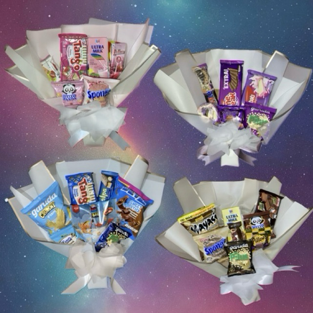 

Buket Snack Makanan Cantik (Bouquet Snack)