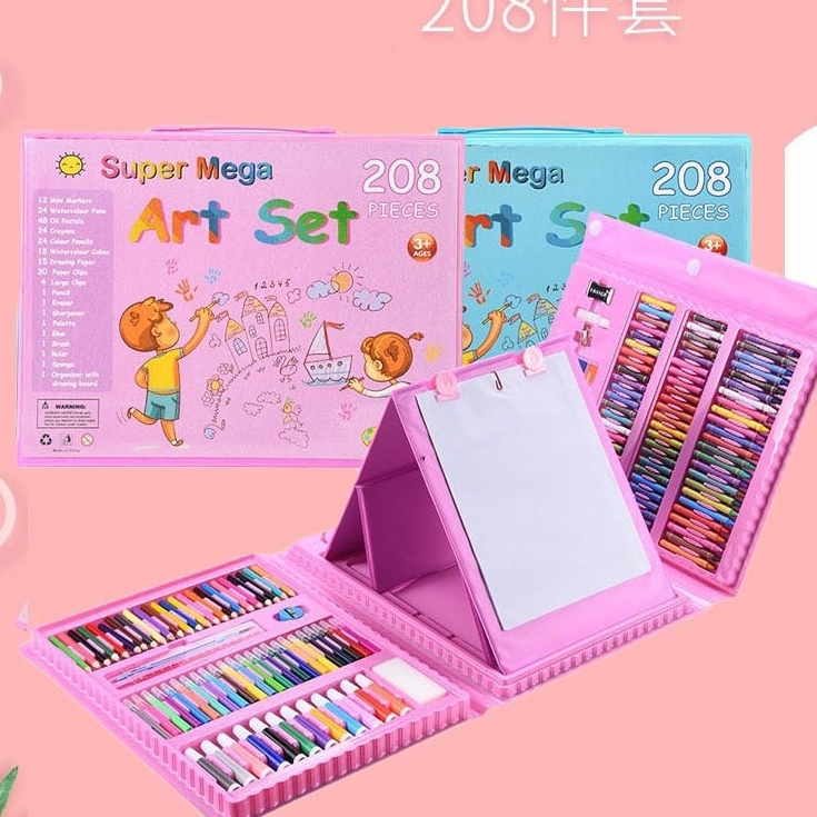 

Pabrik Pensil Warna Anak Set Koper 28 Pcs Crayon Art Set Alat Mewarnai Dan Melukis Lengkap Oil Pastel
