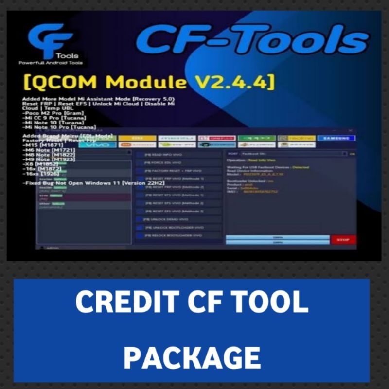 CF TOOL CREDIT  | CREDIT CF TOOLS