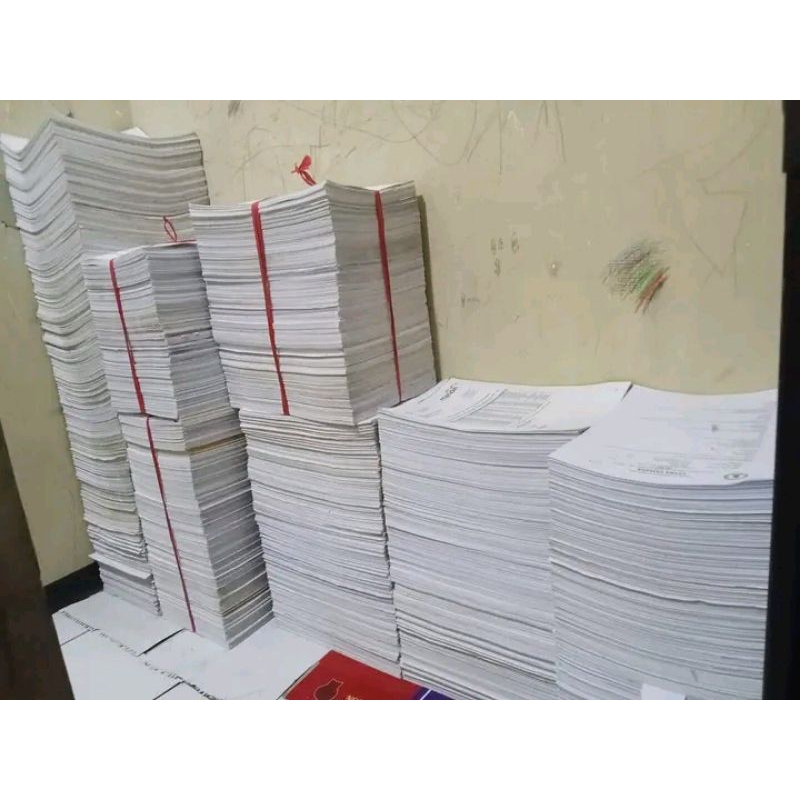 

Hvs A4/F4 Kosong sebelah Tinggal pakai