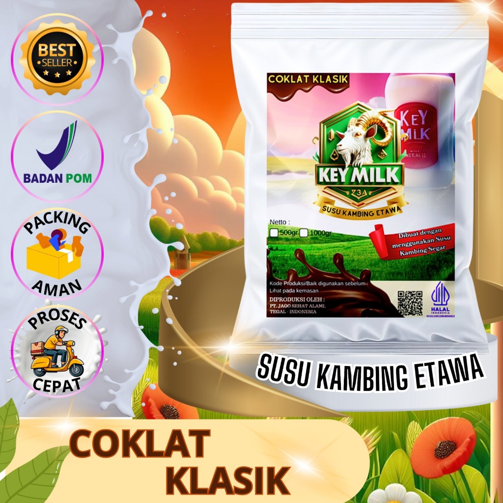 

Susu Kambing Etawa Coklat 1 kg key milk
