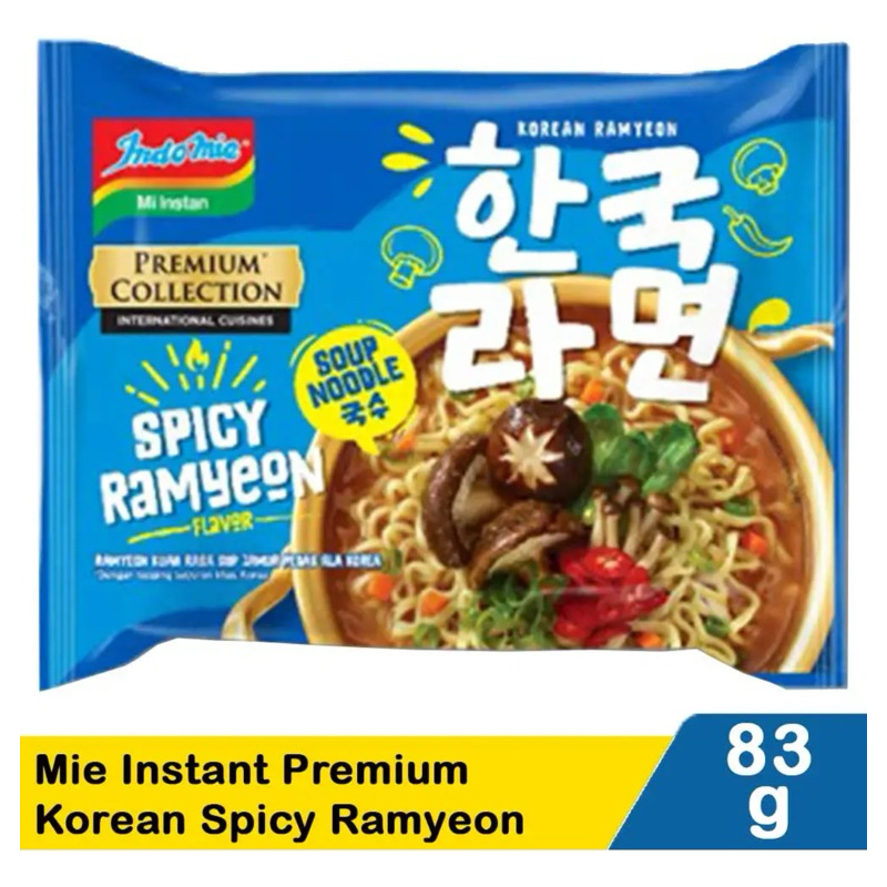 

Indomie Mie Korea Spicy Ramyeon 83 Gram