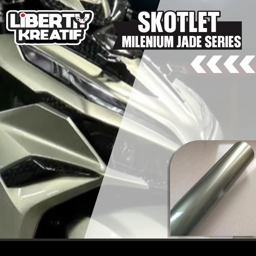 Skotlet Sticker Wrapping Motor Milenium Jade Premium Skotlite Milenium Jade Skotlet Milenium Jade Pe