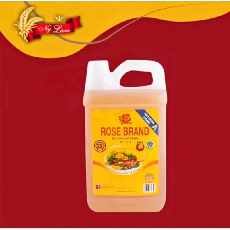 

Minyak goreng Rose Brand 5 liter jerigen