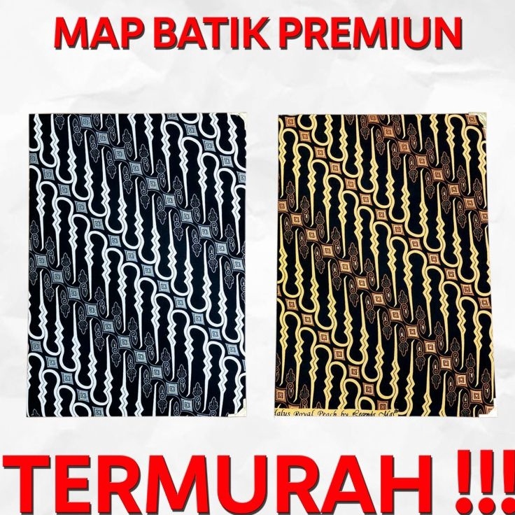 

Grosir Baru map kain batik f4folio