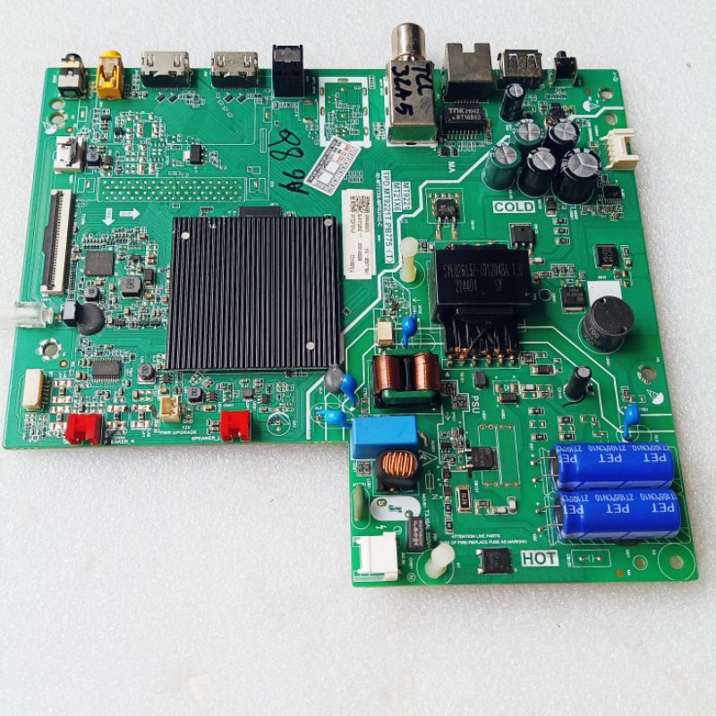 mainboard tv tcl 32A5 soket lebar - motherboard tv tcl 32a5 soket lebar - mobo tv tcl 32a5 soket leb
