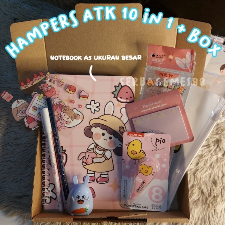 

Lebih Trend serbagemes88 PAKET ALAT TULIS 1 in 1 HAMPERS KADO GIFT STATIONERY SET FANCY ALAT TULIS SET STATIONERY SET FANCY PULPEN DAN BUKU SOUVENIR HADIAH