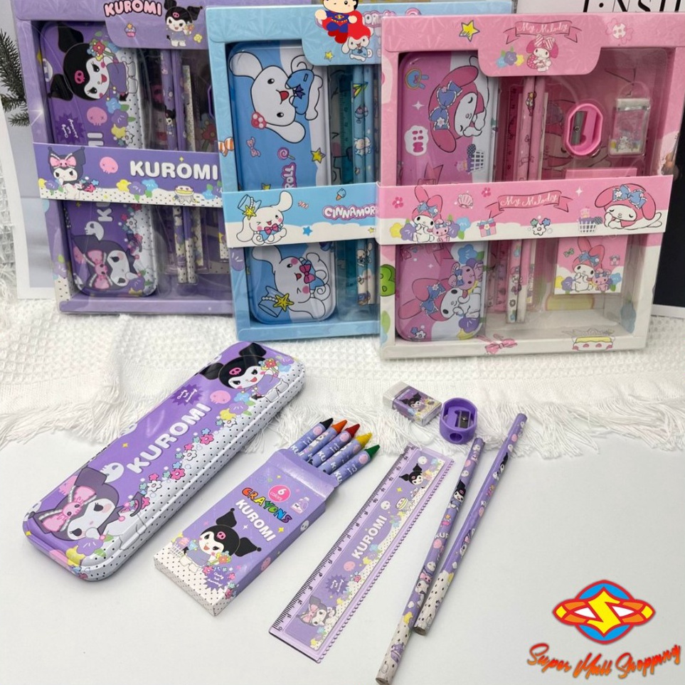 

Harga Terbatas SMS Paket Alat Tulis Set 7 in 1 Set Stationery 7in1 Karakter Kartun Alat Tulis Anak Sekolah Penghapus Pengaris Kotak Pensil Penggaris Crayon