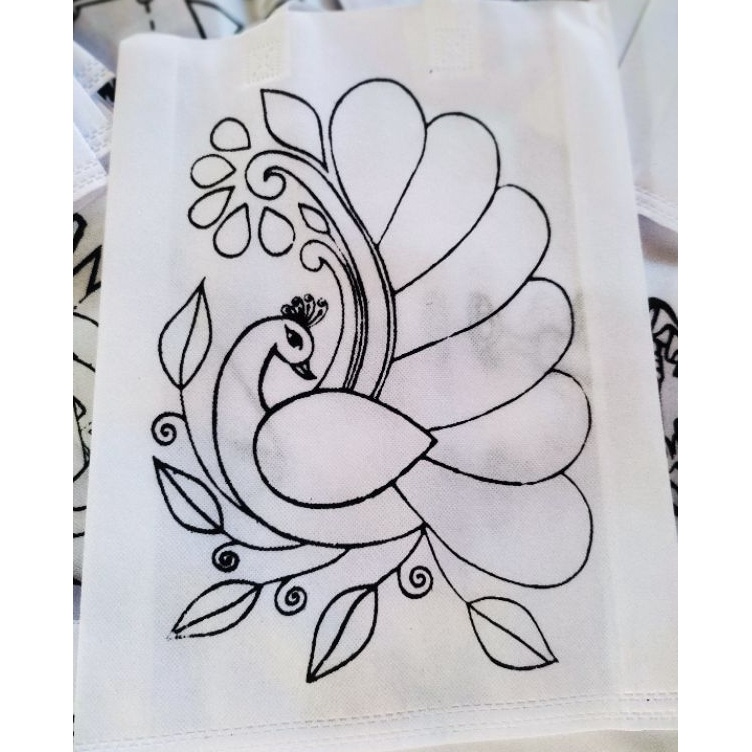 

First Come paket lukis tas spundbond motif batik