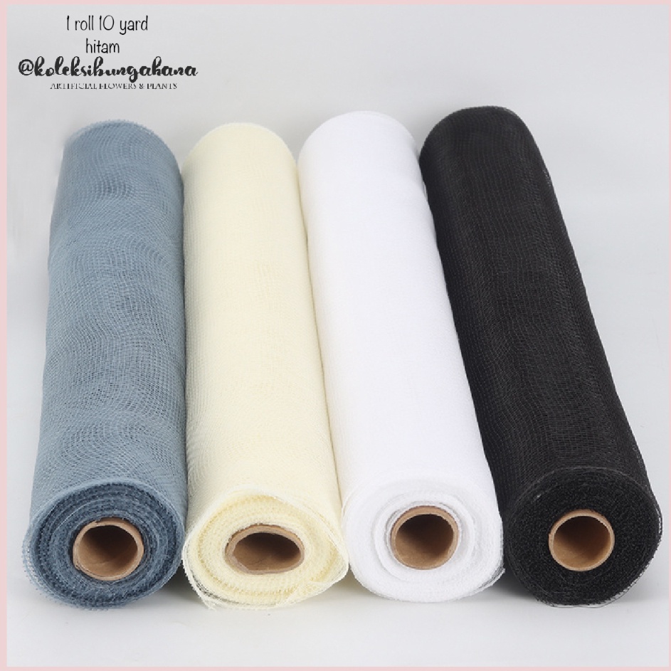 

Diskon Ngetrends flower wrapping mesh roll polymer tile caring korea kertas buket