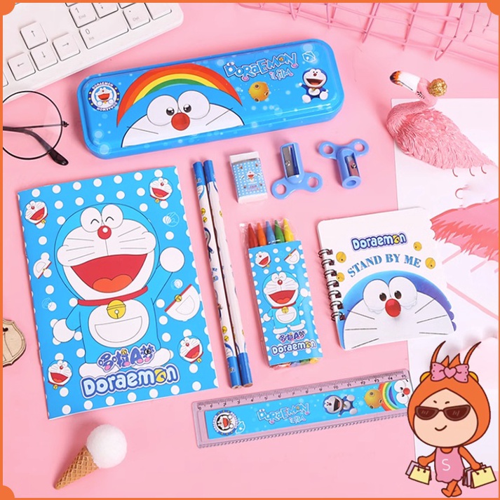 

First Arrival Reseller Welcome S5982 Set Alat Tulis 8 In 1 Set Alat Tulis Anak Motif Kartun Set Alat Tulis 8 In 1 Lucu Stationery Set 8 In 1 Lucu