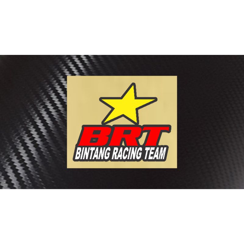 stiker BRT sticker cutting BRT( bintang racing team)