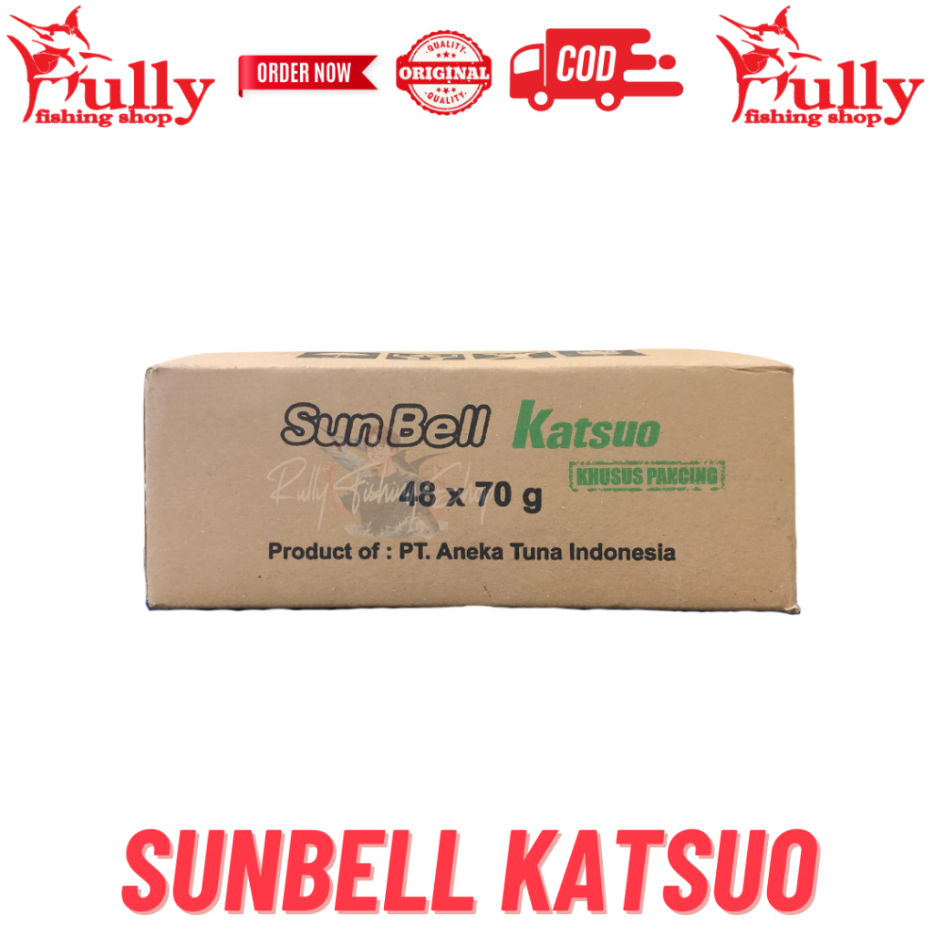 

Tuna Per Karton - Katsuo Sun Bell Sunbell Kaleng Dus