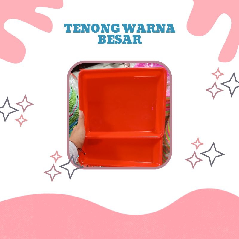 TENONG WARNA BESAR / NAMPAN PERSEGI
