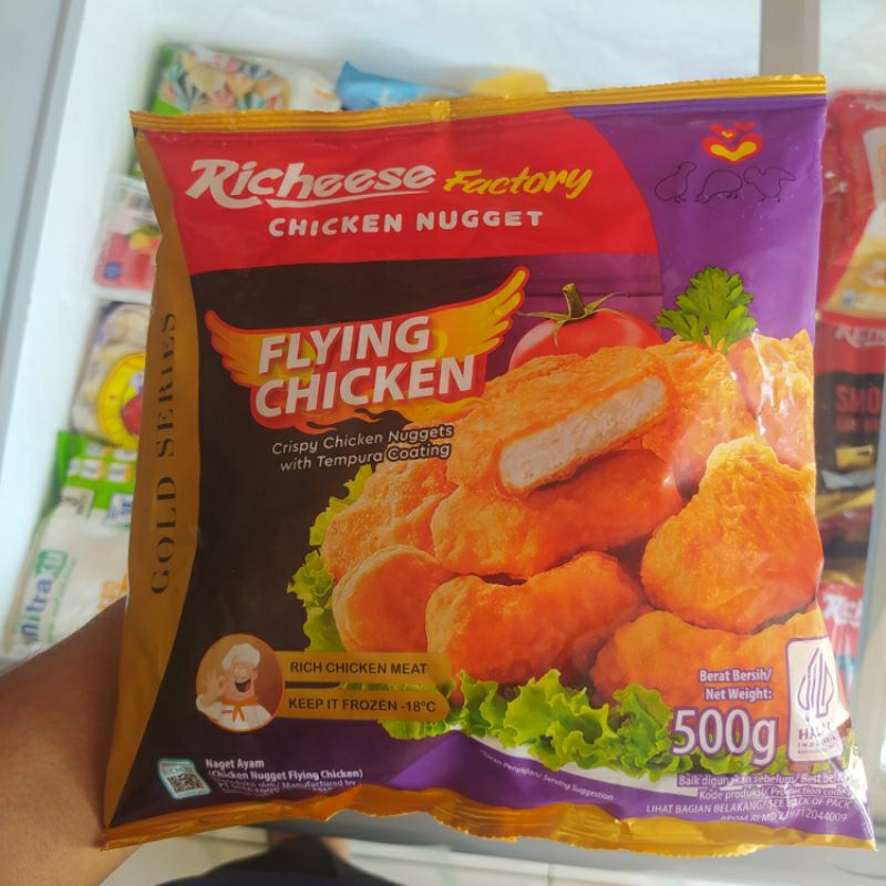 

naget ayam premium Richeese 500/Richeese naget sultan
